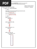 2 - Python Basics & Functions (Solutions)