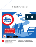 Zoll Info - Ihr Weg durch den Schweizer Zoll (Form. 18.50)