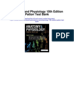 Anatomy and Physiology 10th Edition Patton Test Bank