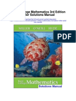 Basic College Mathematics 3rd Edition Miller Solutions Manual