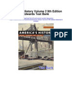 Americas History Volume 2 9th Edition Edwards Test Bank