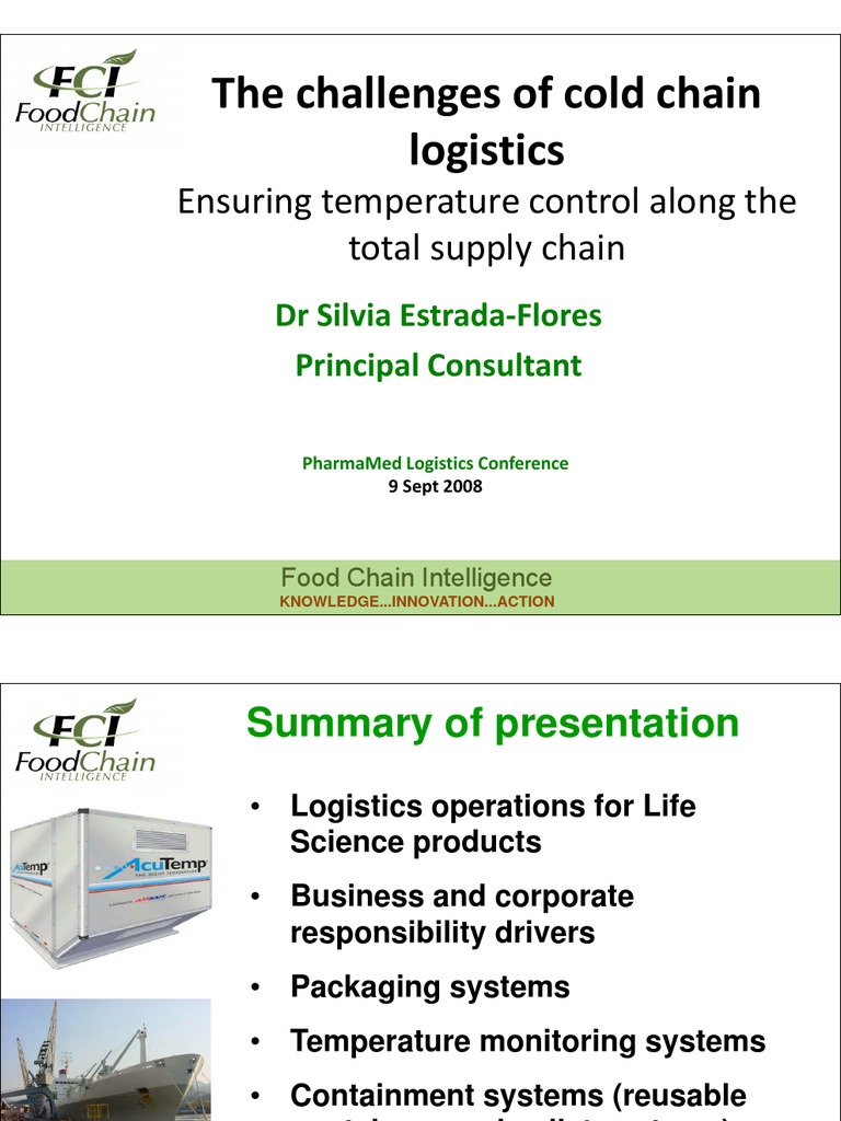 Cold Chain Pharma Med 08 Web | PDF | Logistics | Warehouse