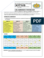 Fixture y Sistema Del Campeonato