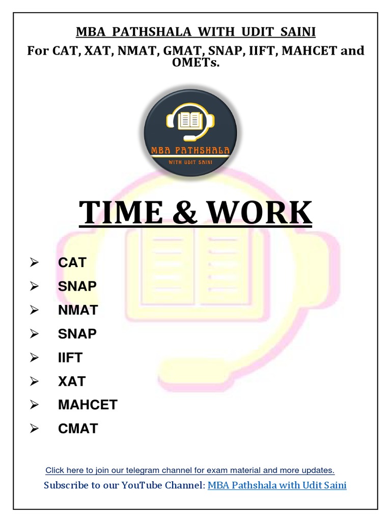 03 Time And Work Sheet 03 Pdf
