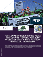 FIDH Report On Punta Catalina Plant