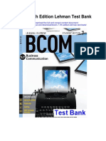 Bcom 7 7th Edition Lehman Test Bank