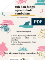 Bagian Tubuh Tumbuhan (Akar, Batang, Daun, Bunga)