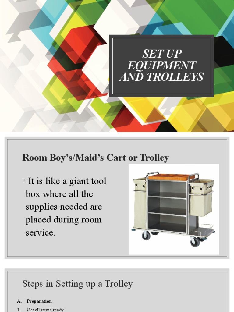 Housekeeping Trolley Setup Guide | PDF | Home & Garden