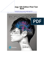 Biopsychology 10th Edition Pinel Test Bank