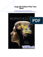 Biopsychology 9th Edition Pinel Test Bank
