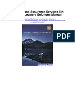 Auditing and Assurance Services 6th Edition Louwers Solutions Manual
