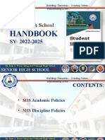 SHS Handbook 2022-2025