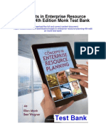 Concepts in Enterprise Resource Planning 4th Edition Monk Test Bank