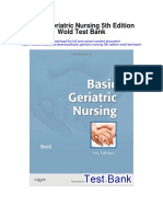 Basic Geriatric Nursing 5th Edition Wold Test Bank