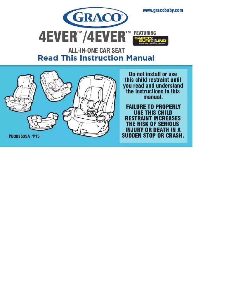 Manual de Instruções Graco 4ever (224 Páginas) PDF