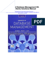 Concepts of Database Management 9th Edition Starks Solutions Manual