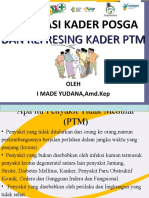 Materi Pelatihan Kader PTM Di POSGA