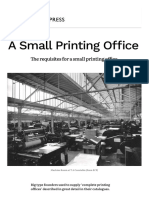 Requisites Small Printing Office