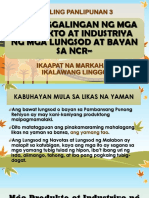 Pinanggalingan NG Mga Produkto at Industriya NG Mga Lungsod at Bayan Sa NCR