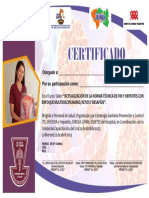 Certificado Maternmo