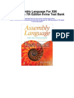 Assembly Language For x86 Processors 7th Edition Irvine Test Bank