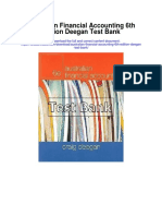 Australian Financial Accounting 6th Edition Deegan Test Bank