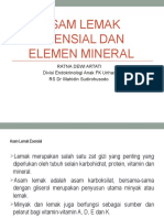 Asam Lemak Esensial Dan Elemen Mineral - New