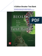 Biology 4th Edition Brooker Test Bank