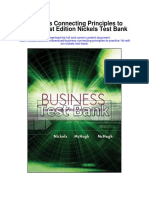 Business Connecting Principles To Practice 1st Edition Nickels Test Bank