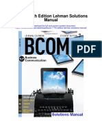 Bcom 7 7th Edition Lehman Solutions Manual