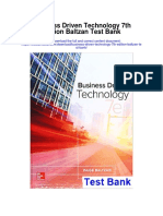 Business Driven Technology 7th Edition Baltzan Test Bank