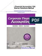 Corporate Financial Accounting 12th Edition Warren Solutions Manual