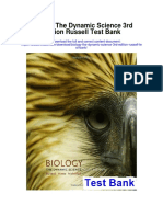 Biology The Dynamic Science 3rd Edition Russell Test Bank