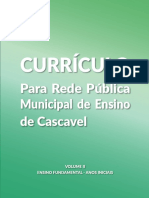 Semed - Currículo para Rede Pública Municipal de Ensino de Cascavel - Volume II - Ensino Fundamental - Anos Iniciais - Versão para WEB