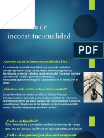 La Acción de Inconstitucionalidad