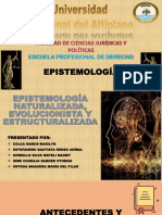 Epistemologia Naturalizada, Evolucionista y Estructuralizada