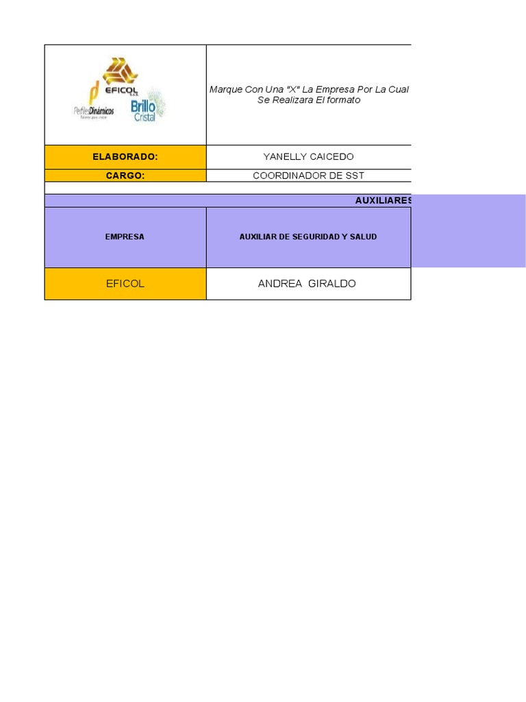Informe Mensual de SST - EFICOL 2023 | PDF | La ciencia de la ...