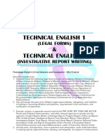 CDI Technical English 1 and 2