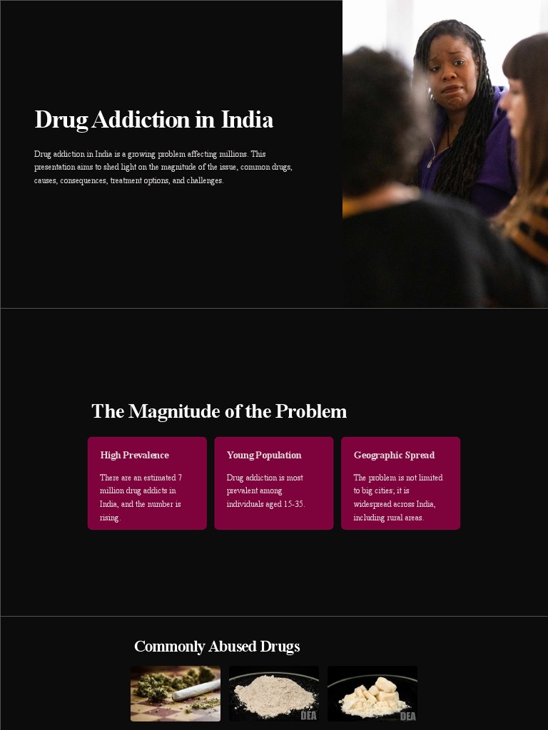 Drug Addiction Crisis in India | PDF | Recreational Drug Use | Drugs