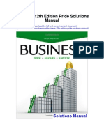 Business 12th Edition Pride Solutions Manual