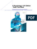 Biological Psychology 11th Edition Kalat Test Bank
