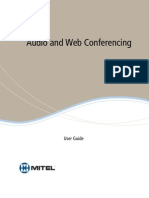 Audio and Web Conferencing: Mitel