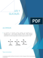 Alcoholes y Glicoles 