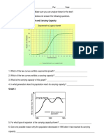 Population Ecology Graph Worksheet