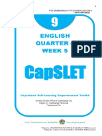 English Quarter 4 Week 5: Capslet