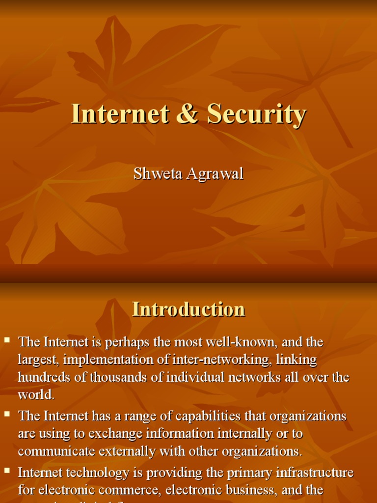 Internet & Security | PDF | Computer Network | Osi Model