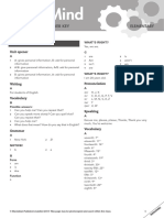 Open Mind Elementary Unit 1 Student's Book Answer Key