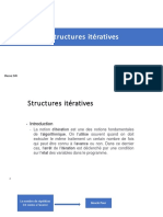 Les Structures Itératives