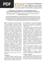 Estratificação Ambiental Como Ferramenta Para o Ordenamento Territorial Local do Município de Xapuri, Acre