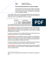 Análisis de Los Efectos Revaluativos de La Tasa de Cambio